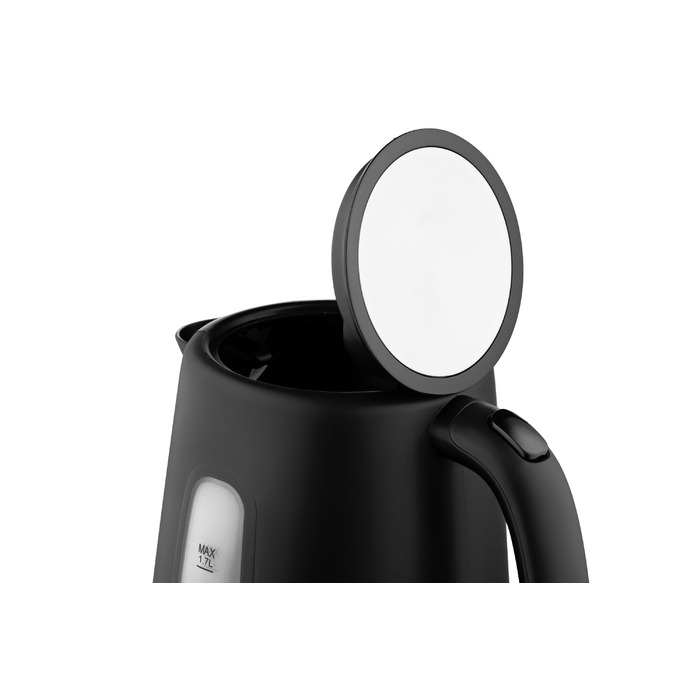 ARDESTO Електрочайник 1.7л, Strix, пластик, чорний матовий