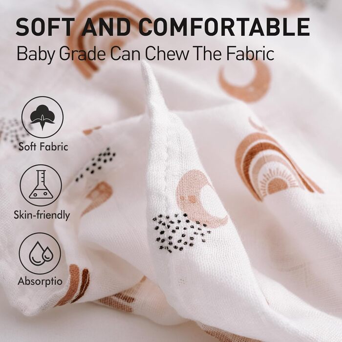 Набір із 6 рушників для дітей 70 х 70 см GLLQUEN BABY