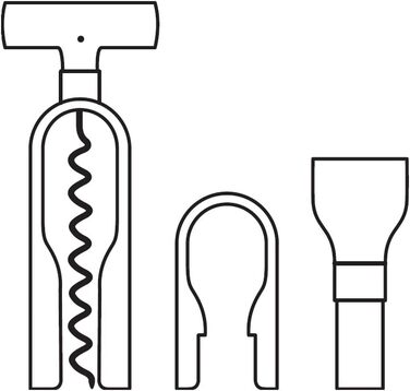Набор сомелье, 3 предмета в коробке, серебристый Baric WMF