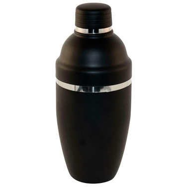 TIN06SB Шейкер чорний матовий 500 мл, сталь 18/10