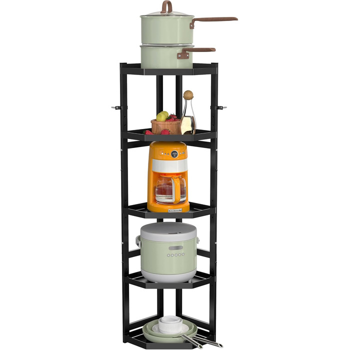 Подставка для посуды 5-уровневый черный Supfirm