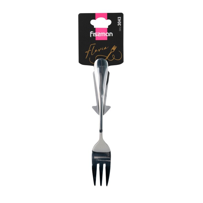Набір з 3-х виделок Fissman десертних для торту FLAVIA 14 см нержавіюча сталь (3043)