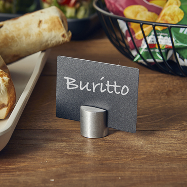 Меню-холдер 2.2*2.2 см, алюмінієвий, GenWare