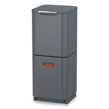 Контейнер для сміття з двома баками 40 л графіт Totem Compact Joseph Joseph