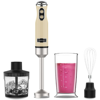 Блендер ручний 1200 Вт жовтий Power RetroYellow 1200MAX Cream & Crush Cecotec