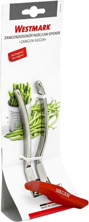 Консервний нож Westmark Pliers, з відкривачкою для пляшок, довжина 15,5 см, сталь/пластик, плоскогубці Winner, сріблястий/червоний, 10312270