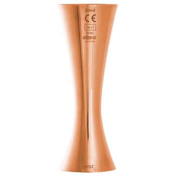 Джиггер 25/50 мл, 10 x 4.3 x 4.3 см, медное покрытие, Aero, Urbanbar (Урбанбар)