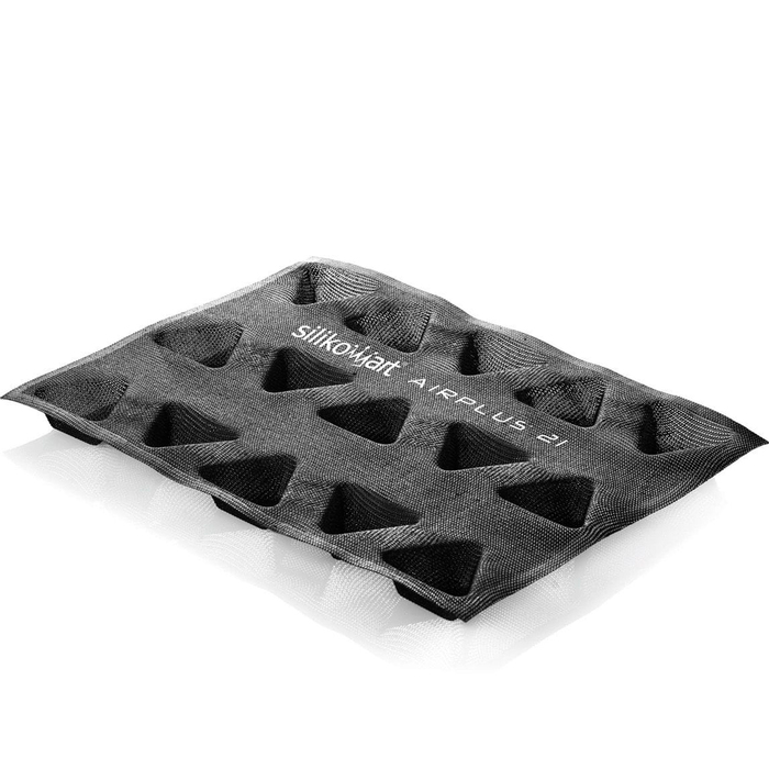 AIR PLUS 21 TRIANGLE Набір форм силіконових перфорованих 400х300 мм - 2 шт., 'трикутник' 60х60х60 h2