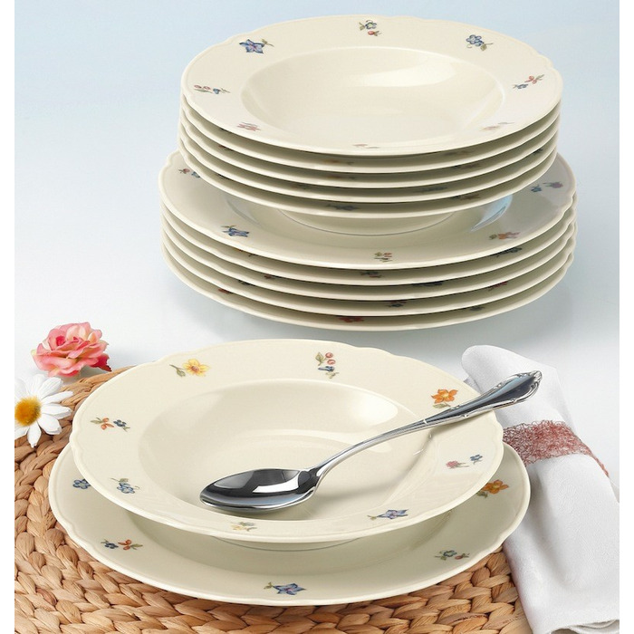 Набір тарілок 12 предметів Blütenmeer Marie-Luise Seltmann