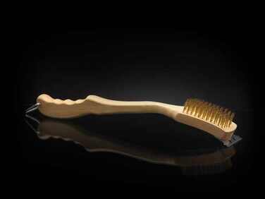 Щетка для чугуна с латунным ворсом и скребком Napoleon 62028 Код: 003743