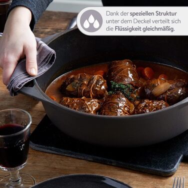 Кокотниця з кришкою 24 см, сірий Springlane Kitchen