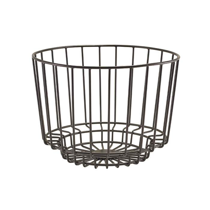 Корзина 25*18 см, черная, металлическая, GenWare