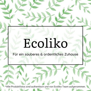 Набір губок для миття посуду 6 шт. чорний Ecoliko