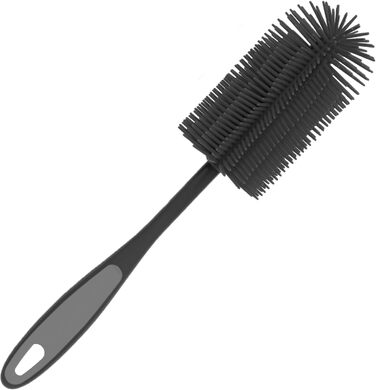 Силиконовая щетка для посуды черная Kochblume