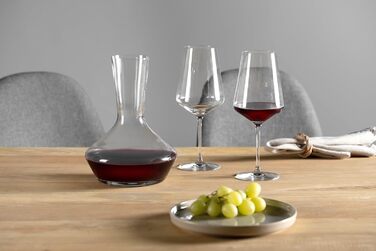 Келихи для рислінгу LEONARDO HOME PUCCINI (набір з 6 шт.) Келихи для вина, стійкі до подряпин (400 мл) Можна мити в посудомийній машині та довговічні Вічні келихи для білого вина Сучасний дизайн Келих для рислінгу Puccini 069540 6 келихів (келих для черво