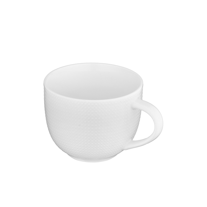 ARDESTO Чашка Fresh, 550мл, порцеляна, сірий світлий