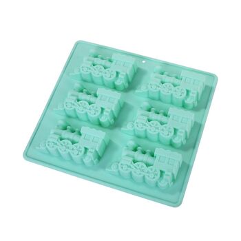 Форма для випічки Fissman 6 кексів Поїзд 22x20x2,5 см (6725)