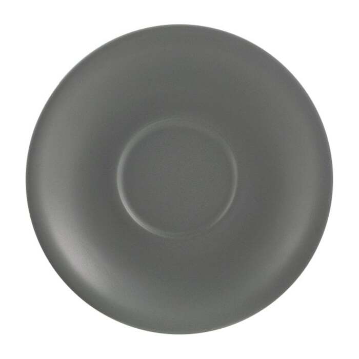 Блюдце 12 см, сіре матове, Color Tea, GenWare