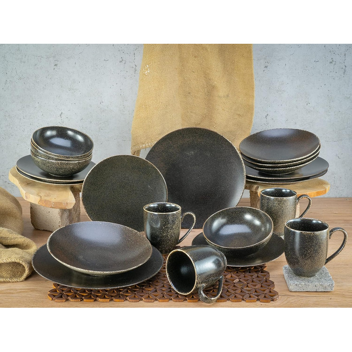 Набір посуду на 4 персони, 20 предметів, Rusty Creatable