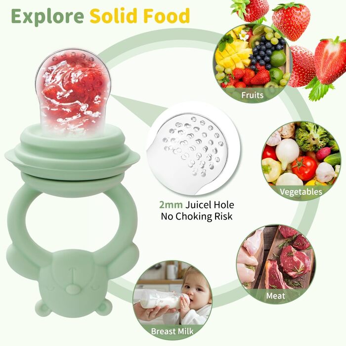 Набір силкіконових ніблерів для дітей 2 шт. viriech