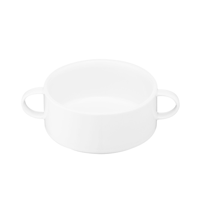 ARDESTO Бульонница Prato, 10.9см, 300мл, фарфор, белый