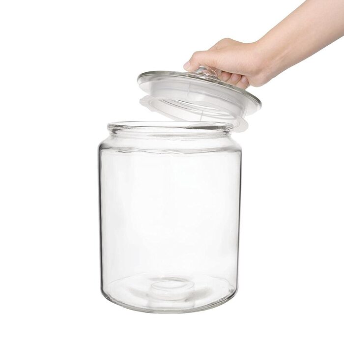 Банка для печива з кришкою, прозоре скло Olympia