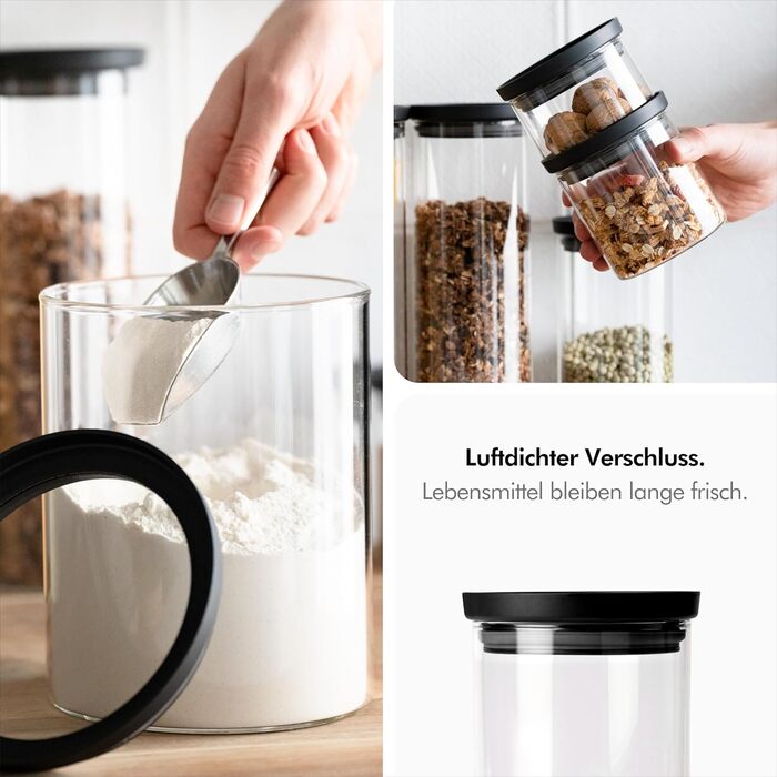 Ємність для зберігання продуктів 3000 мл з прозорою кришкою, KIVY