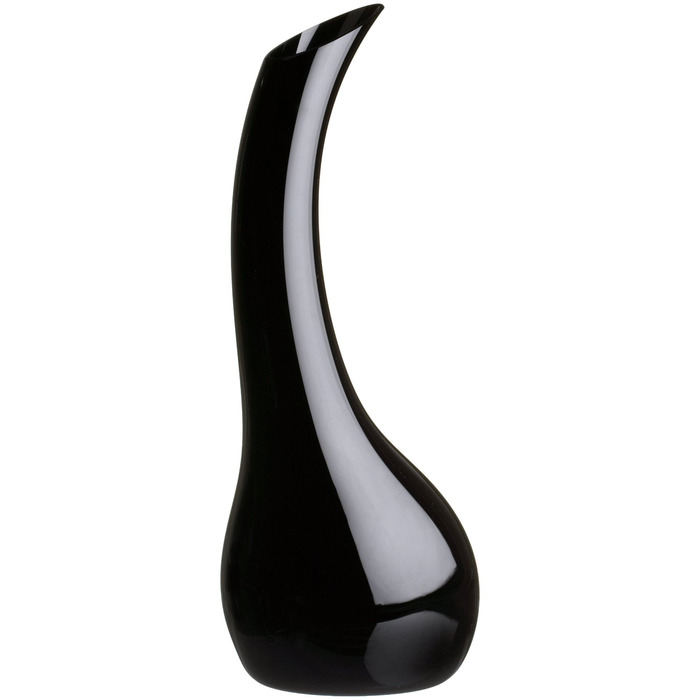 Декантер Cornetto Single Black 1,2 л, кришталь, ручна робота, Riedel