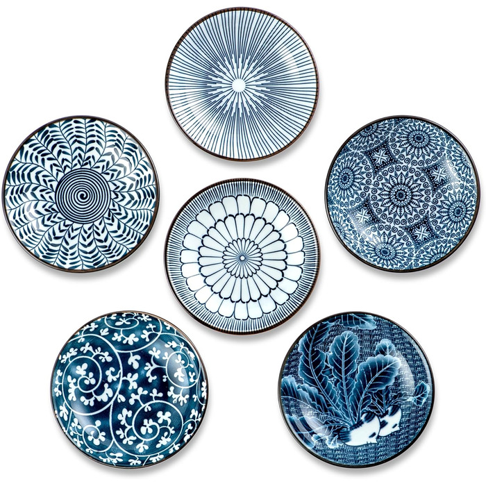 Набір з 6 керамічних мисок для соусів Besmeety