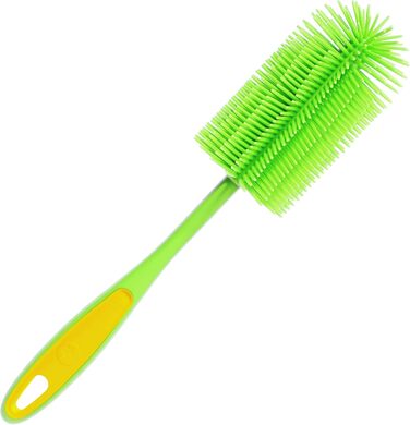 Силіконова щітка для посуду 29 см лаймовий Kochblume