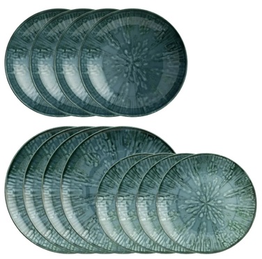 Набір тарілок на 4 персони, 12 предметів, синій Arthur Krupp