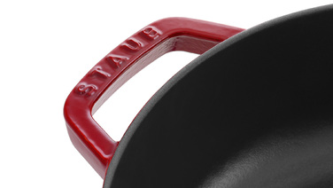 Чавунна жаровня Chistera з кришкою 24 см, вишневий Staub