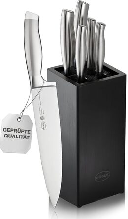 Набір ножів з дерев'яним блоком, 6 предметів Basic Line Rosle