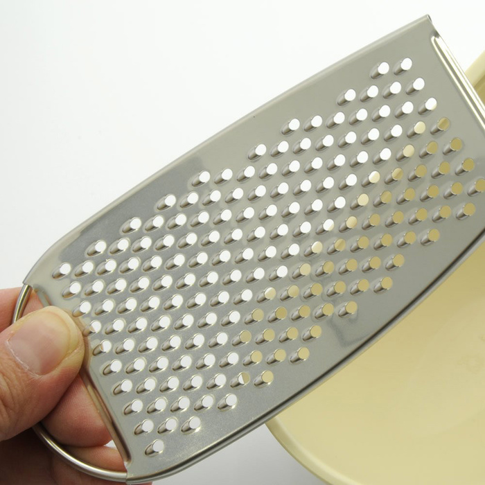 Терка 7,8х15,5х7,5 см слонова кістка Parmenide Alessi