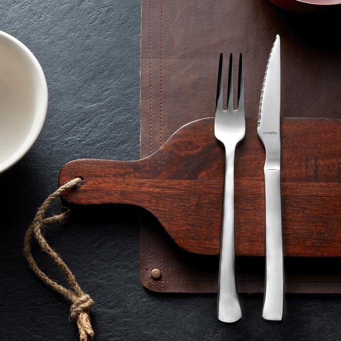 Столові прилади для стейків та піци на 6 осіб, 12 предметів Amefa