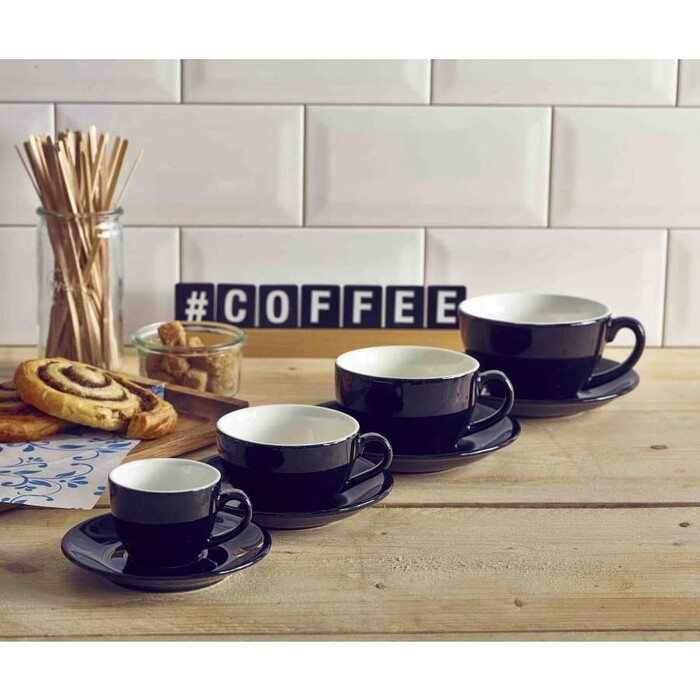 Чашка 175 мл, черная, Color Tea, GenWare