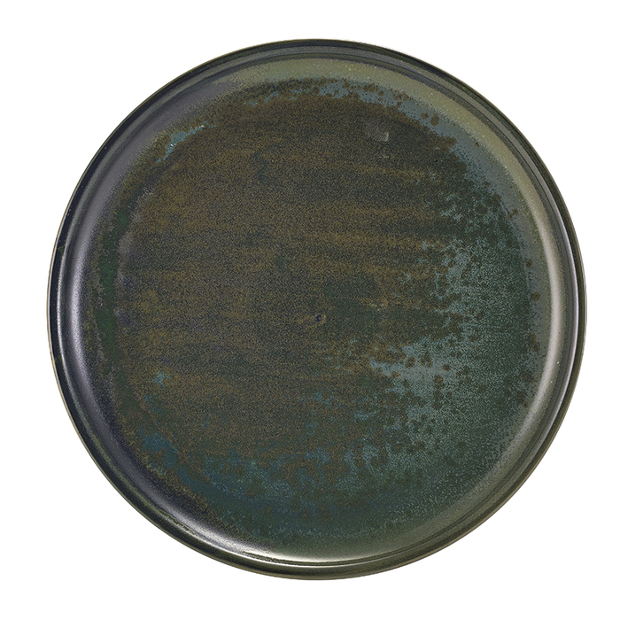 Тарілка 27.5 см, зелена, Terra Porcelain Aqua Green, GenWare