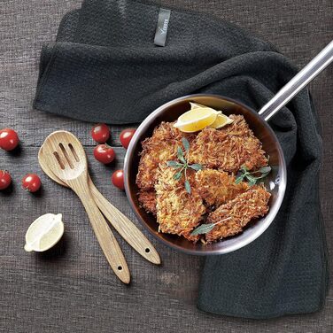 Кухонні рушники VIVOTE, рушники для гостей, подарункові, 40 x 60 см, 2 шт., м&39які кухонні рушники, абсорбуючі рушники (чорні, 40 x 70 см, 2 шт.)