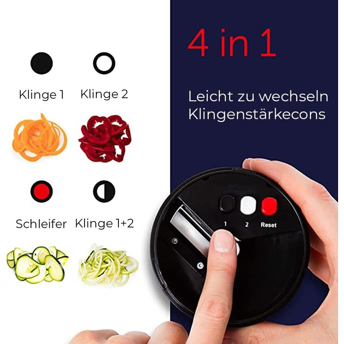 Спиральная овощерезка 4-в-1 с контейнером Fullstar