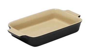 Блюдо прямокутне 26 см, чорний Le Creuset