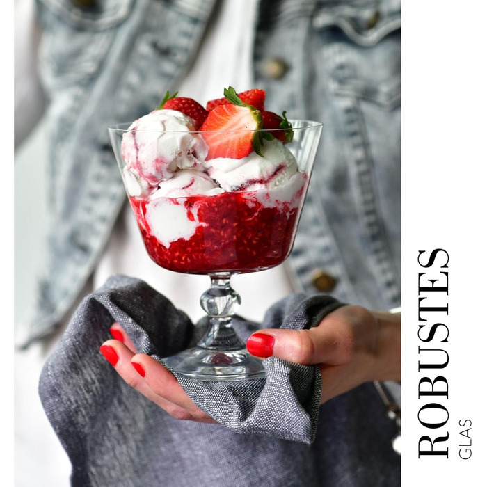 Набор креманок для мороженого 6 шт. 380 мл Кросно