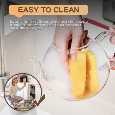 Заварочный чайник, 1200 мл с сетчатым фильтром zpose