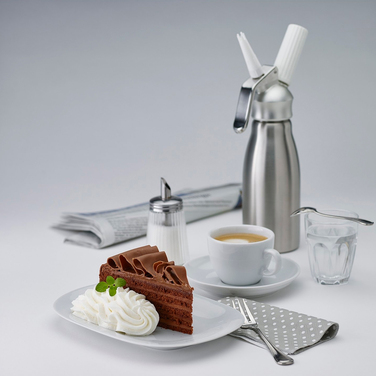 68502 Сифон для вершків алюмінієвий 0,25 л