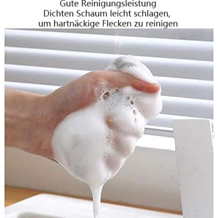 Губка чистящая, набор 10 предметов, серый LATRAT