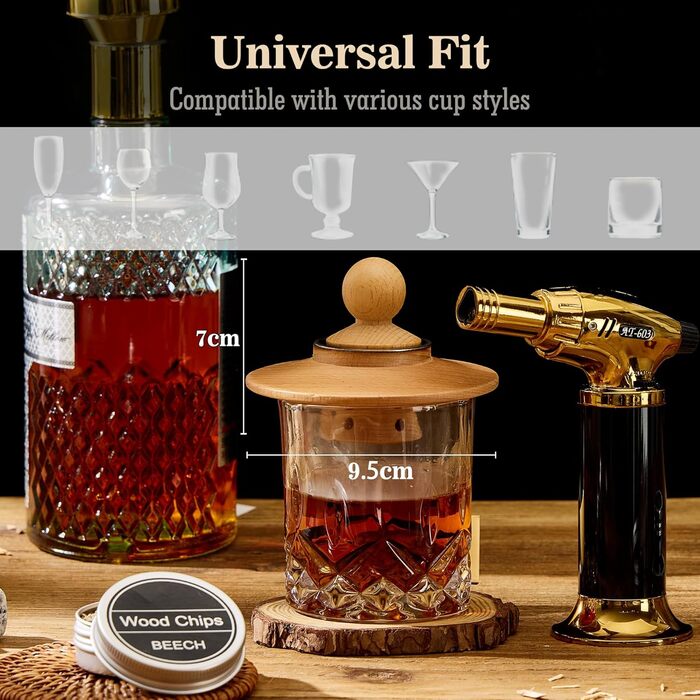 Набір для копчення коктейлів 13 предметів Jettory