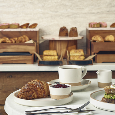 Тарілка презентаційна 18*2.3 см із низьким вертикальним бортом, Kava Stoneware, GenWare