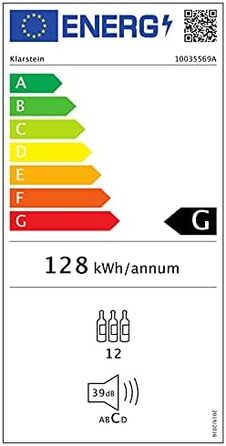 Винний холодильник до 12 пляшок чорний Klarstein
