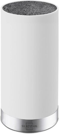 Универсальный ножевой блок без ножа белый Silberthal