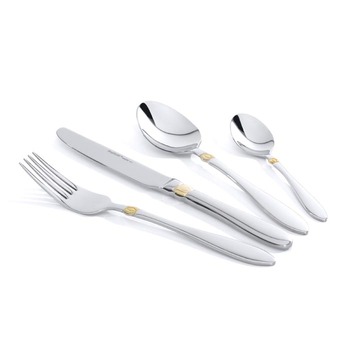 Набір столових приборів 24 предметів Aura Gold BergHOFF