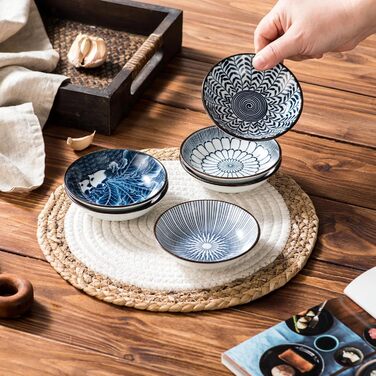 Набір з 6 керамічних мисок для соусів Besmeety